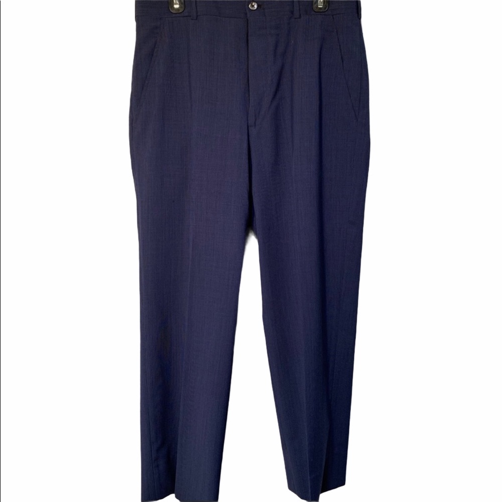 Dormeuil Blue Light Wool Dress Pants 32 waist